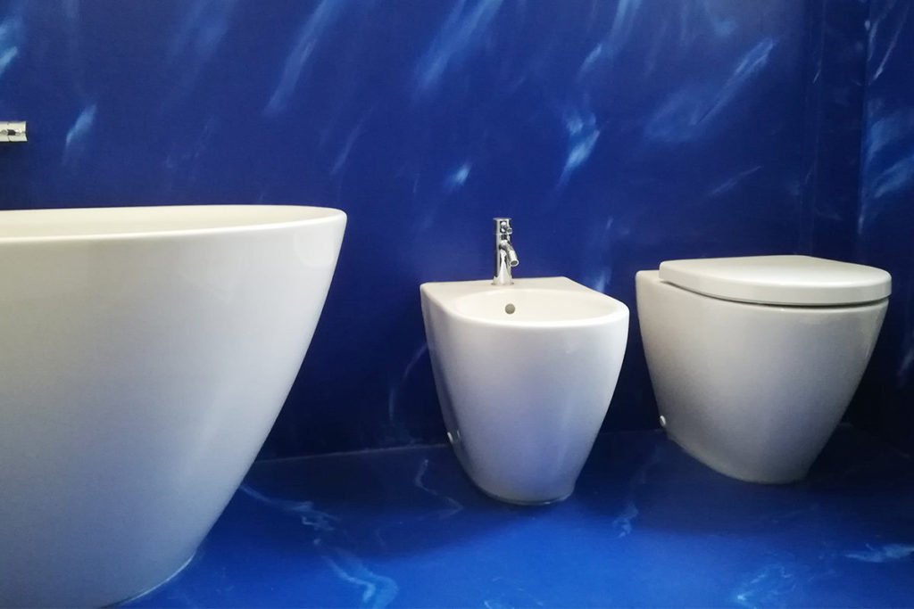 funzionalità bagni resina